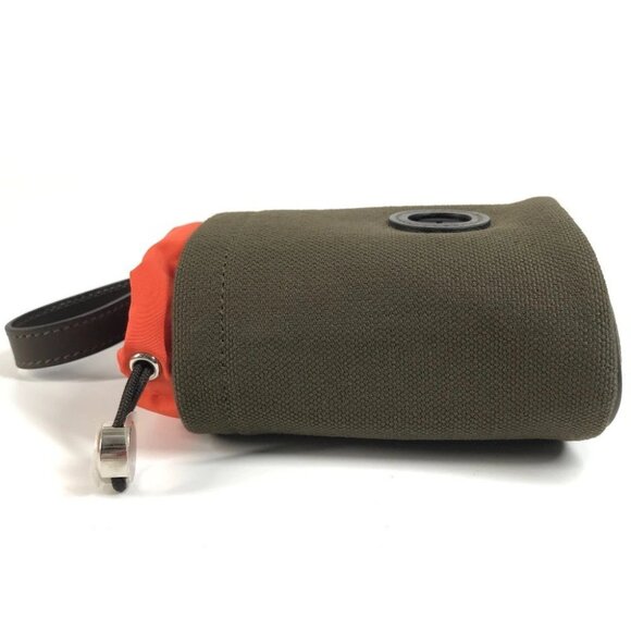 HERMES H800617EKAA Dog Treat Pouch Pet dog Pouch Khaki/Orange Unused - Picture 12 of 12